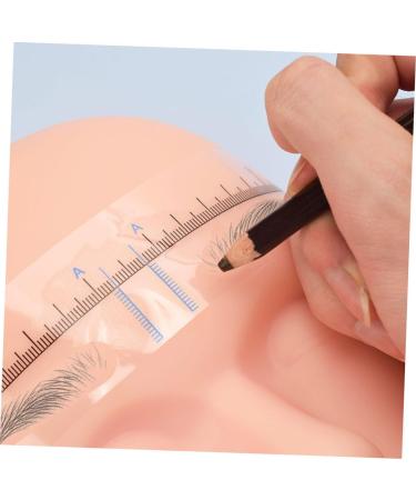 PLAFOPE Brow Ruler Eyebrow Stencil 50pcs s Eye Women Trimmer Stamp Makeup Diy for Sticker Stencils Blue Template 18.00X3.80X0.10CM Blue - Buy Online on GoSupps.com