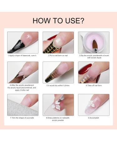 28g/box Nude Acrylic Nail Powder for French Manicure - HJ-NAP016 - Buy Online on GoSupps.com