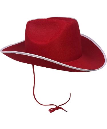 Red Cosmic Chameleon Western Cowboy Hat with Bandana - Stylish and Adjustable - Buy Online on GoSupps.com
