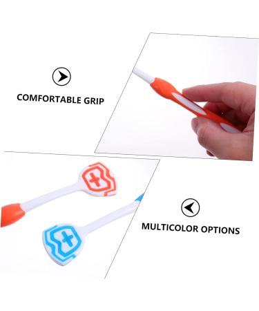 CliSpeed 2ST Tongue Cleaning Brush - Reusable Stainless Steel Oral Care for Fresh Breath Blue 19.5x3x0.6cm - Buy Online on GoSupps.com