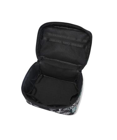 Elephant India Art Cosmetic Bag Organizer - Zipper Makeup & Toiletry Bag for Women & Girls - Buy Online on GoSupps.com