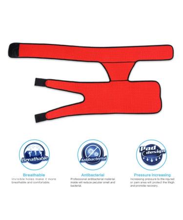 Zerone Hip Brace & Groin Support | Adjustable Compression Wrap for Sciatica Thigh & Hamstring Pain Relief - Buy Online on GoSupps.com