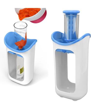 Baby Puree Maker ABS Material Baby Food Masher Highly Durable Easy to Clean High Efficiency with Pouches for School for Camping for Home(blue) - Buy Online on GoSupps.com