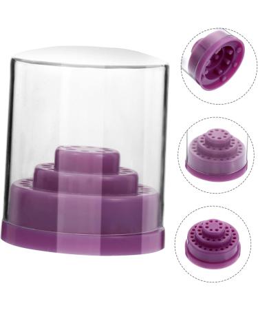Beaupretty Drill grinding head storage box nail drill bits drill bits display nail drill bit container nail bit Nail Salon Nail Tools Holder Drill Bits Storage Holder base small pp Storage - Buy Online on GoSupps.com