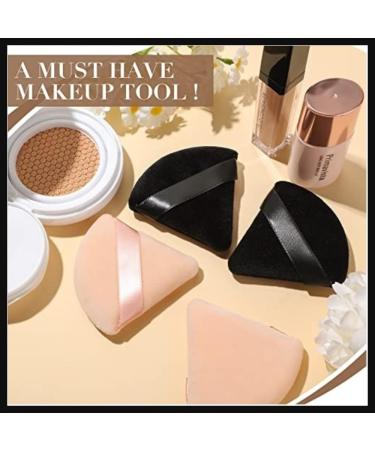 Angelkiss 62RF Powder Puff 12 Pieces Black Skin Acrylic Mixed Colour - Buy Online on GoSupps.com