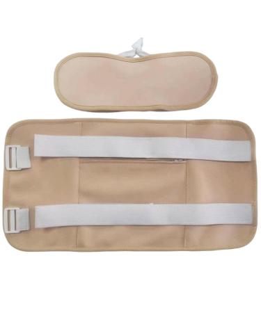Lingjiong Bio-Rizinus oil pack- washable castor oil belly wrap for the liver adjustable- Castor oil neck and waist wrapping aids