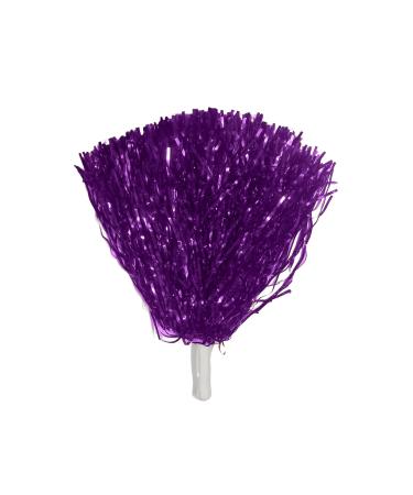 Saterkali cheerlead pompons attractive adding of vitality easy to wear wide application dance vertebral strap for game violet