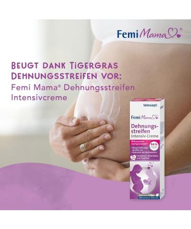 tetesept Femi Mama Stretch Marks Intensive Cream - Reduce & Prevent Stretch Marks - 100 ml - International Shipping Available - Buy Online on GoSupps.com