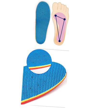 FRCOLOR Orthopedic Insoles for Leg Correction | Arch Support & Cushioning | Child Size | Blue 18x7x1 cm - Buy Online on GoSupps.com