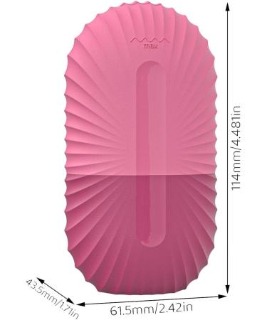 Ice Facial Mold - Skin Cooling Device Puffiness Reduction Tool | Washable Brightening Skincare Aid Ergonomic Face Rejuvenation Roller Skin Refreshing Gadget for Puffiness Removal 6.2x4.4x11.4cm Shell pattern - rose - Buy Online on GoSupps.com