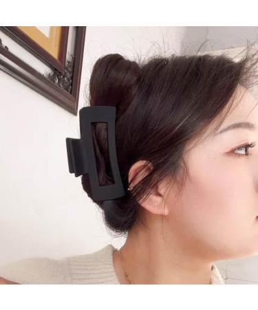 Hair Claw Clips-Nonslip Large Matte Claw Clip Strong Hold Hair Clips Suitable for Women Girls Strong Hold Clips for Thick Thin Hair Fashion Hair Styling Accessories(Milk white pink purple) - Buy Online on GoSupps.com