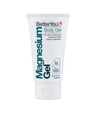 BetterYou Magnesium Body Gel - Targeted Application for Joints and Muscles - Dissolves Quickly and Aids in Promoting Relaxation - Encourages Healthy Bone Function - Post Workout Remedy - 5.07 oz