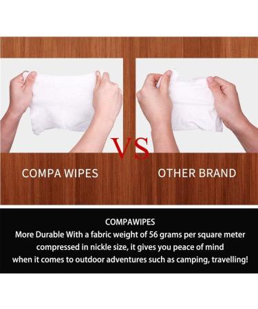 Zonsuse Portable Mini Compressed Towels - 60 PCs Disposable Travel Camping & Hotel Use - Buy Online on GoSupps.com