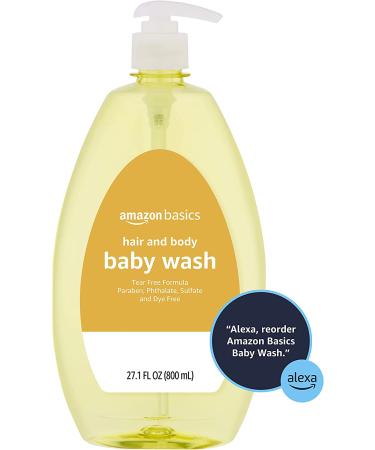 Amazon Basics Tear-Free Baby Hair and Body Wash 27.1 fl oz - Gentle Cleansing for Babies - 1-Pack - Buy Online on GoSupps.com