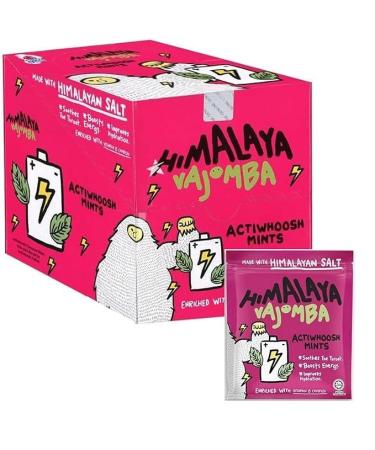 Himalaya Sport Actiwoosh - Bonbons Sal s - 12 Sachets de 15g - Confiserie Rafra chissante nerg tique - Bonbons Fra cheur Active