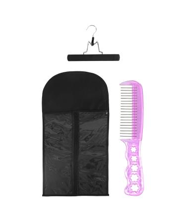 1 Wig Storage Bag 1 Wig Clip 1 Hair Comb Wig Storage Bag Wig Storage Bag With Hook Wig Dust Bag