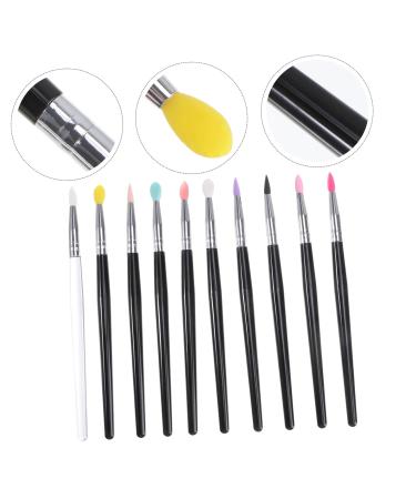 MAGICLULU 20 Pcs Eye Shadow Brush Set - Professional Makeup Tools for Face Lips & Eyes | Exfoliator & Lip Balm Applicator - Buy Online on GoSupps.com