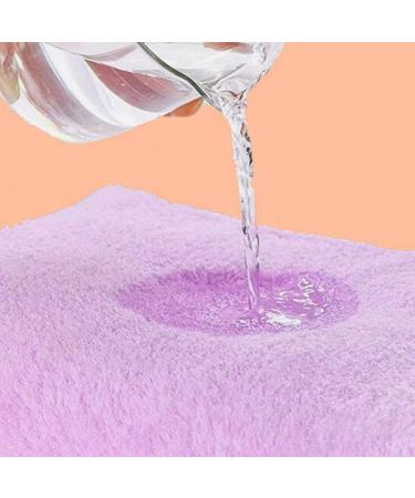 TOPJINZHIONE 2 Pack Ultra Soft Cotton Face Washcloths | Microfiber Hand Towel for Hotel Spa | Coral Velvet Face Towel - Buy Online on GoSupps.com
