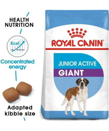 Royal Canin Puppy/Junior Dry Dog Food Giant Active 8-18/24 Months ( 45kg) 15kg - Buy Online on GoSupps.com