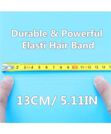 Tesvyns 1500pcs Mini Clear Hair Rubber Bands - Non-slip Elastic Hair Ties for Girls - Buy Online on GoSupps.com