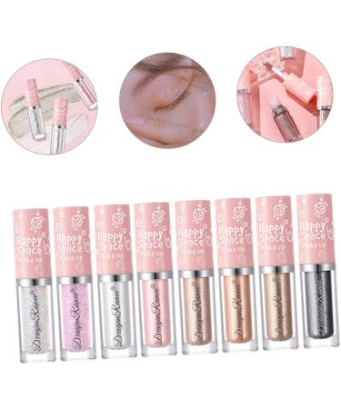 PAMINGONO 8pcs Eye Shadow Pigmented Makeup Pallet Glitter Eye Makeup Eye Glitter Makeup Liquid Eyeshadow - Buy Online on GoSupps.com