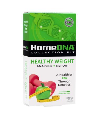 HomeDNA Healthy Weight at-Home DNA Test Kit | Lab Fees NOT Included | Kit ONLY