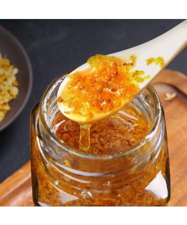 8.81oz/250g Sweet Osmanthus Flower Jam Seasoning Sauce sugar Osmanthus Osmanthus Blended with Honey Osmanthus Petal Jam for Dessert Chinese Specialties (1 can) - Buy Online on GoSupps.com