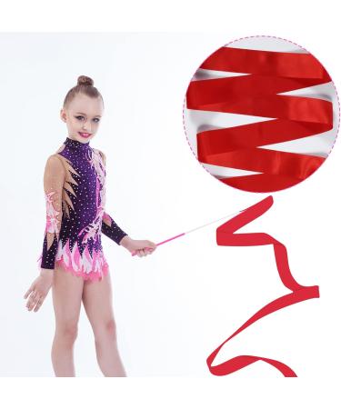 Dance Ribbon Set - 8pcs 78.7 Inch Gymnastics Streamers for Kids and Adults - Twirling Ribbons for Dancing Training and Birthday Parties (Various Styles) - Buy Online on GoSupps.com