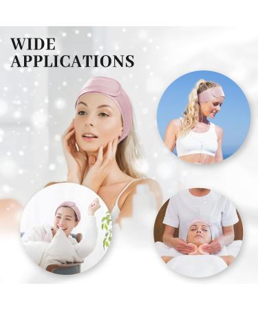 FANTASTIC HOUSE Silk Spa Headband for Women and Girls - 100% Mulberry Silk Scarf for Hair Wrapping - Adjustable, Perfect for Face Washing, Makeup, Sports - Pink - Buy Online on GoSupps.com