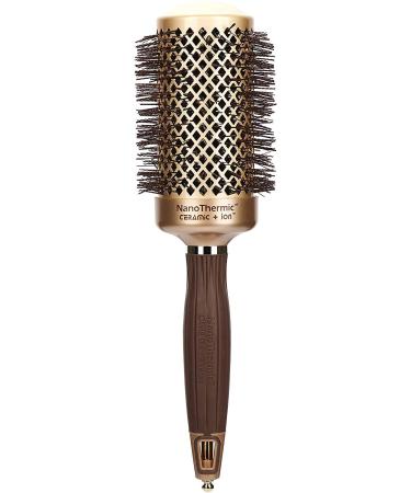 Olivia Garden NanoThermic Ceramic + Ion Round Thermal Hair Brush (not electrical) NT-54 (2 1/8")