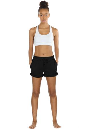 Icyzone Women's Sports Shorts - Breathable Running & Jogging Pants - Summer Gym Shorts M Black/Green - Buy Online on GoSupps.com
