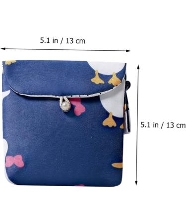 Healvian 4 Pieces Sanitary Napkin Pack with Canvas Holder - Menstrual Pad Wallet and Wet Bag Set - Buy Online on GoSupps.com