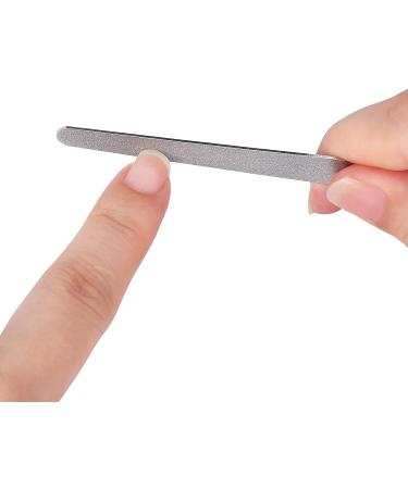 3PCS Stainless Steel Nail File Set - 100 Grit Buffer for Manicure and Pedicure - Ideal for Thick Toenail and Fingernails - Home and Professional Use - Buy Online on GoSupps.com