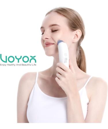 VOYOR Blackhead Remover Pore Vacuum - Electric Face Cleaner with 6 Suction Heads and 5 Levels - for Men and Women - Buy Online on GoSupps.com