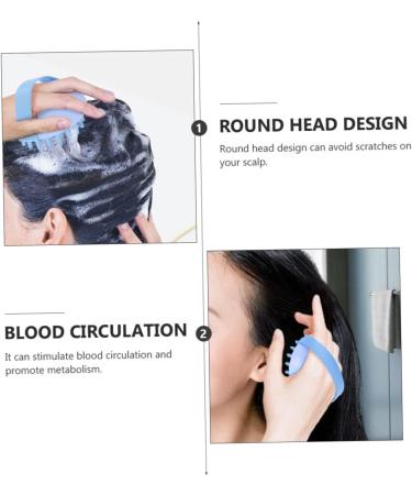 Magiclulu 6 StK Massagekamm - Multifunctional Scalp Massage & Hair Care Tool | Multi Tools Cleaning Brush & Shampoo Comb - Buy Online on GoSupps.com