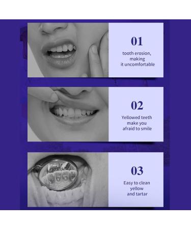 V34 Toothpaste Purple Color Corrector - Lianbiquan Brightening Toothpaste for Sensitive Teeth (2PCs) - Buy Online on GoSupps.com