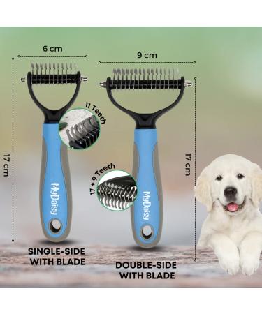 Buy MyDaisy Dog Brush for Long-Haired Undercoats & Cats - Best Underwool Grooming Tool | International Shipping - Buy Online on GoSupps.com