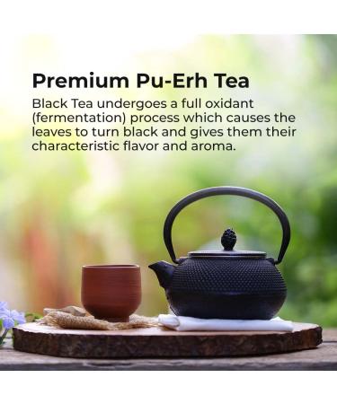 Prince of Peace Premium Pu-Erh Tea - 200 Fully-Fermented Antioxidant Tea Bags (2 Pack) - Buy Online on GoSupps.com