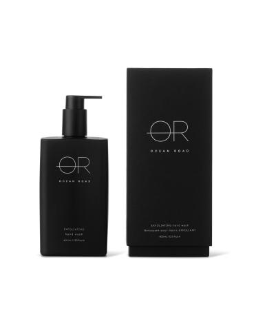 OCEAN ROAD Black Exfoliating Hand Wash 13.5 fl oz - Invigorating Cleanser for Soft and Smooth Hands