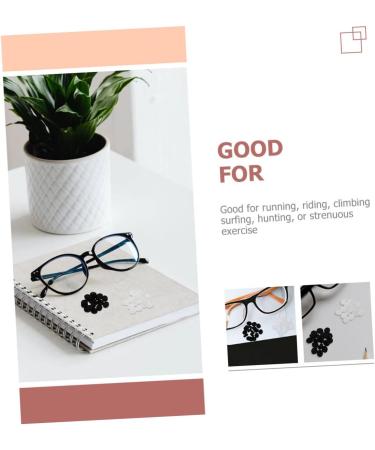 Osaladi 72 Pairs Anti-Slip Earring Covers & Holder for Glasses - Silicone Bracket Black & White - Perfect for Adults - Buy Online on GoSupps.com