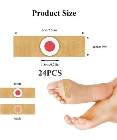 Beejoy 24pcs Wart Remover Pads for Painlessly Removing Common & Plantar Warts - Verruca Treatment for Hands & Feet - Buy Online on GoSupps.com