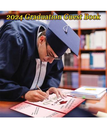 LONGLUAN 2024 Graduation Guest Book Graduation Guest Book 2024 Graduation Sign in Book Graduation Party Guest Book Graduation Party Guest Book 2024 Class of 2024 Graduation Guest Book (Blue) - Buy Online on GoSupps.com