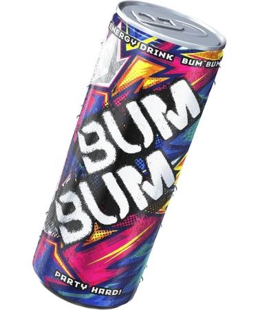  Italian Gourmet E.R. Bum Bum Energy Drink - Party Hard! Energy Drink with Taurine Caffeine & Vitamins - 72 x 250ml+ Italian Gourmet Polpa 400g - Buy Online on GoSupps.com