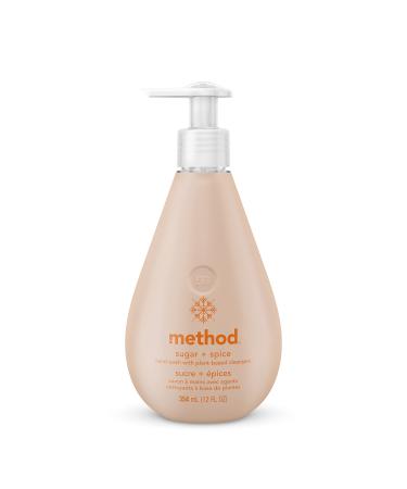 Method Gel Hand Wash Sugar + Spice Biodegradable Formula 12 fl oz (Pack of 6)