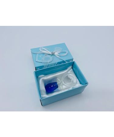 Hochwertiger Babyschnuller aus Glas | Rosa & Blau | Geschenk zur Geburt & Taufe - Internationaler Versand - Buy Online on GoSupps.com