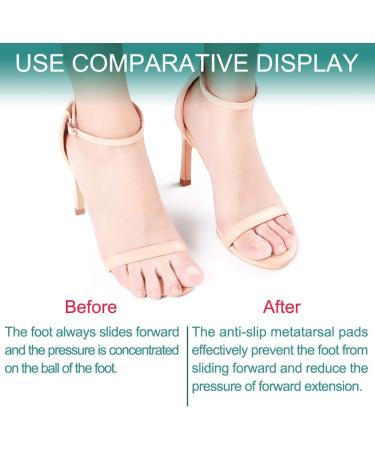 Urwalk Leather Ball of Foot Cushions for High Heels - 2 Pairs for All Day Pain Relief | Non-Slip Metatarsal Pads & Toe Cushions for Forefoot Comfort (Beige + Khaki) - Buy Online on GoSupps.com