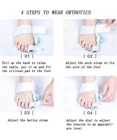Ball Smoothing & Hammer Toe Correction Orthosis - Adjustable Foot Care for Hallux Valgus & Large Toes - Buy Online on GoSupps.com