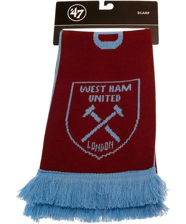 EPL West Ham Authentic 2 Sided Crest Scarf - Official Merchandise - Buy Online on GoSupps.com