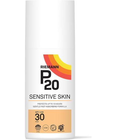 RIEMANN P20 SPF30 Sensitive Sun Cream 200ml High Level UVA Protection for up to 10 Hours Allergy Certification Water Resistant Durable & Long Lasting Sweat Resistant 200 ml (Pack of 1) SPF30 - Buy Online on GoSupps.com