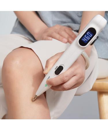 Electric Acupuncture Pen with 2 Massage Heads | Rechargeable, 3 Modes, 9 Intensity Levels - Buy Online on GoSupps.com